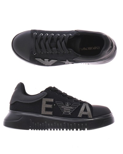 Emporio Armani Shoes Sneaker Man Black 