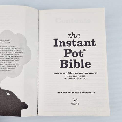 The Instant Pot Bible by Bruce Weinstein Cookbook Instant Pot + Instant Pot Max - Picture 7 of 14
