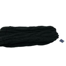NWT Gap Cable Knit Snood Black Infinity Scarf Womens Chunky One Size