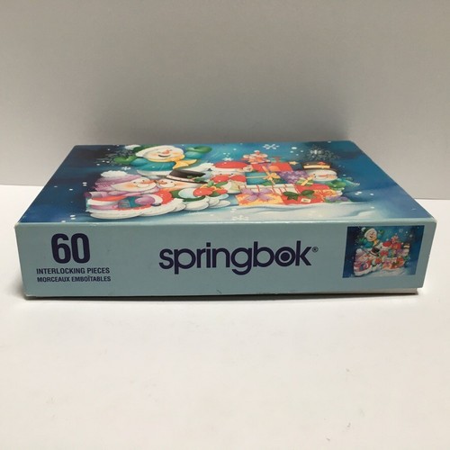 Springbok Puzzle Frosty Christmas 60 Piece 1JIG30490 Holiday Snow Complete - Picture 7 of 12