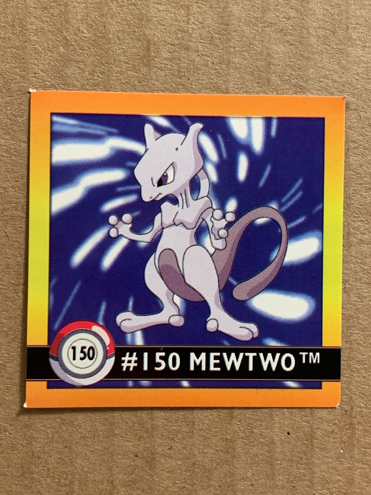 Pokemon 1999 Artbox Series 1 Stickers Mewtwo 150. FREE SHIPPING! - Picture 11 of 12