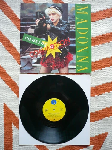 Madonna Causing A Commotion 12" Vinyl UK 1987 Sire 1st Press A2/B2 Single EXC