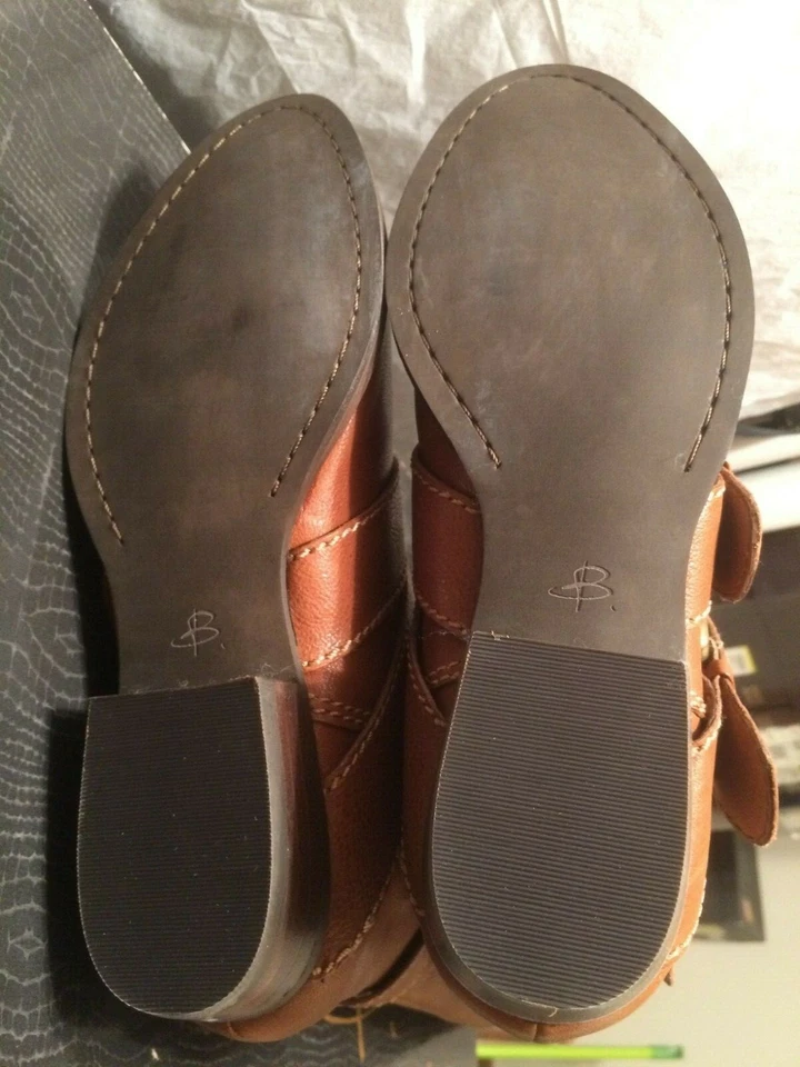 B. Makowsky Susan Leather Knee High Boot Cuoio 6.5 M NIB - Image 4 of 4