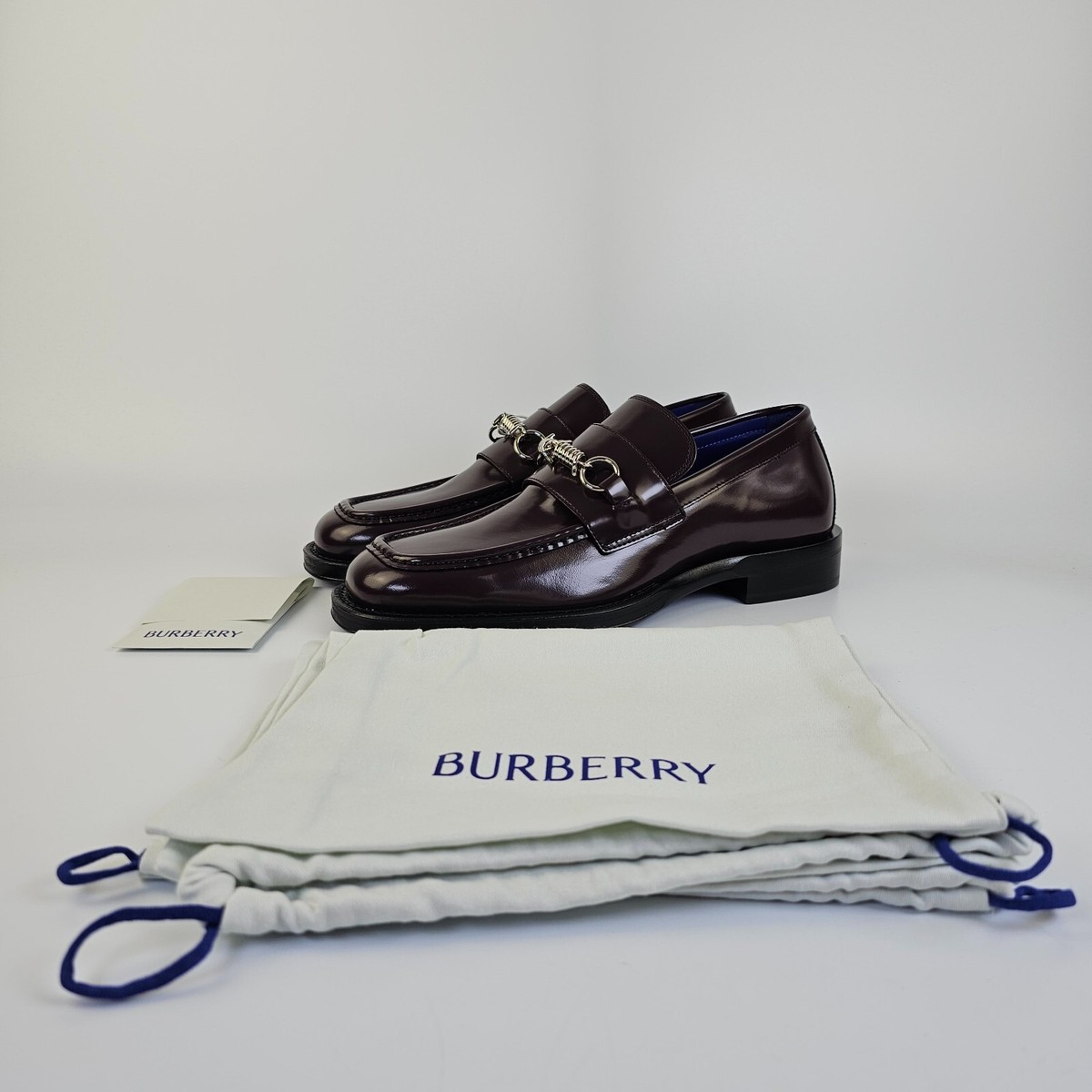 BURBERRY Barbed Men's Poison Red Leather Loafers New | eBay BURBERRY Barbed Men's Poison Red Leather Loafers New | eBay