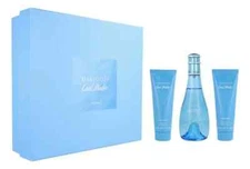 Davidoff Cool Water Set 3.4oz EDT Spray + 2.5oz Shower Gel + 2.5oz Body Lotion