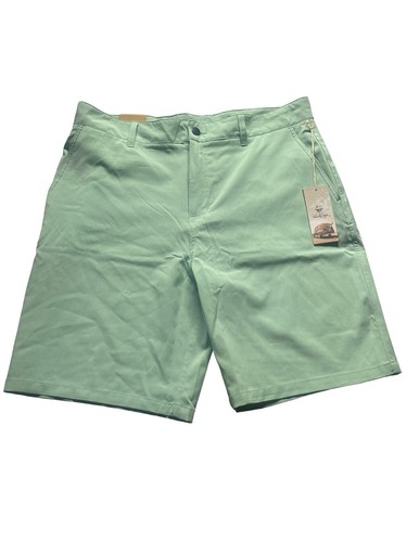 NWT Panama Jack Mens Green Hybrid Shorts 36 Stretch Breathable Board Swim Shorts
