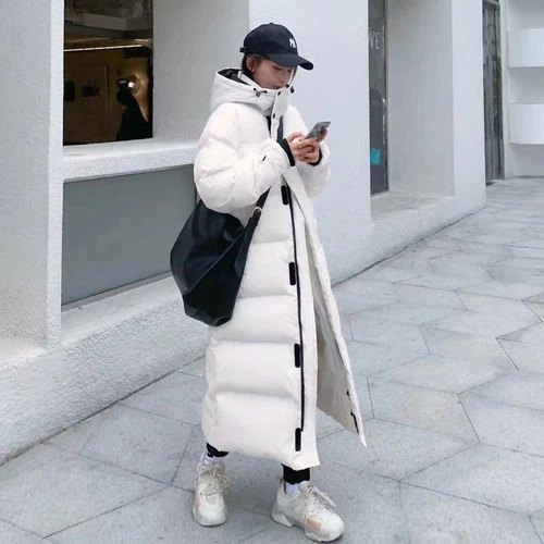 OFF WHITE Piumino lungo donna cappotto 2021 invernale nuovo stile cotone giacca top caldo