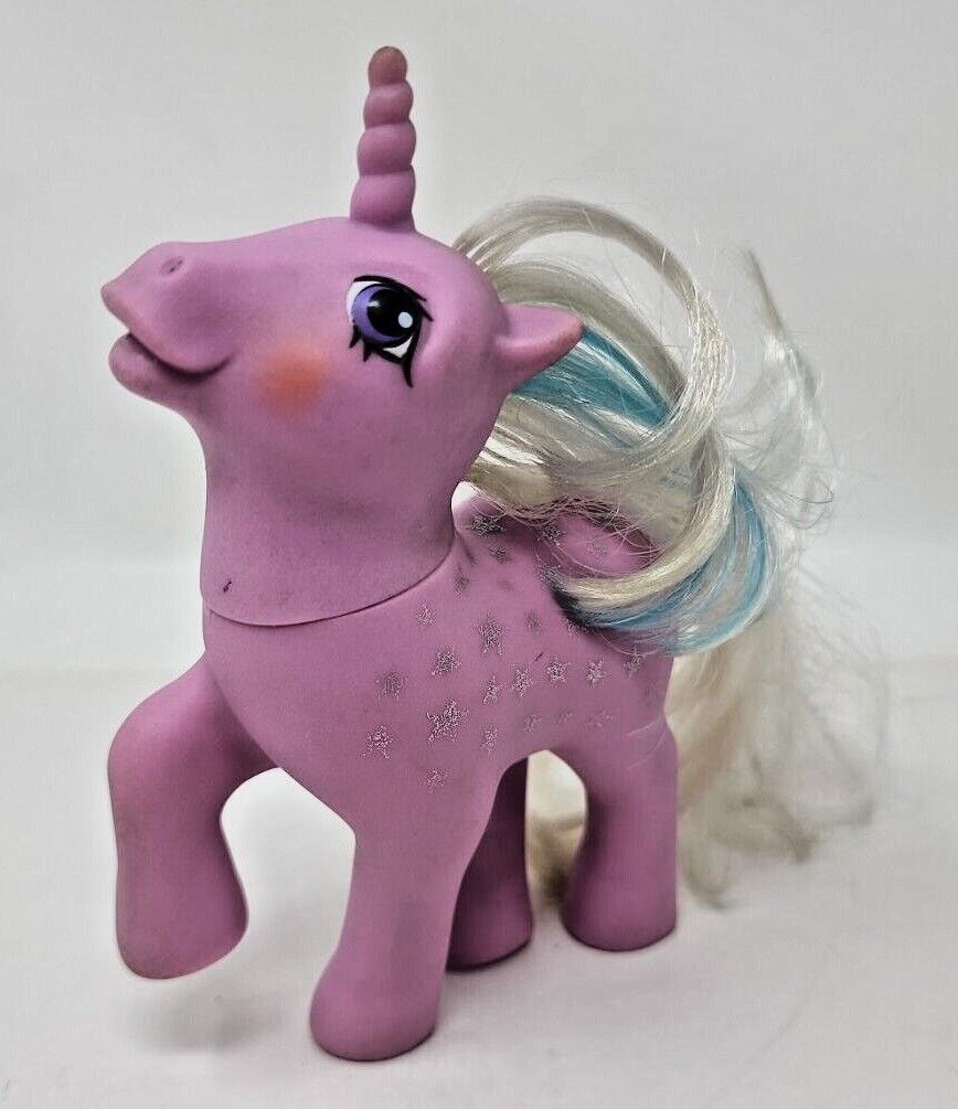 Vintage 1987 G1 My Little Pony Milky Way Purple with Silver Vintage 1987 G1 My Little Pony Milky Way Purple with Silver