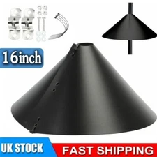 16 Inch Wrap Around Squirrel Baffle Bird Feeder Squirrel Proof Baffle Wrap US