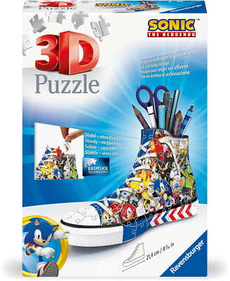 108 Teile Ravensburger 3D Puzzle Sneaker Sonic the Hedgehog 11593