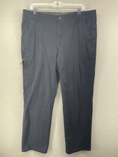 Legendary Outfitters Mens Pants Gray Blue 36x32 Canvas Workwear Outdoor Hiking