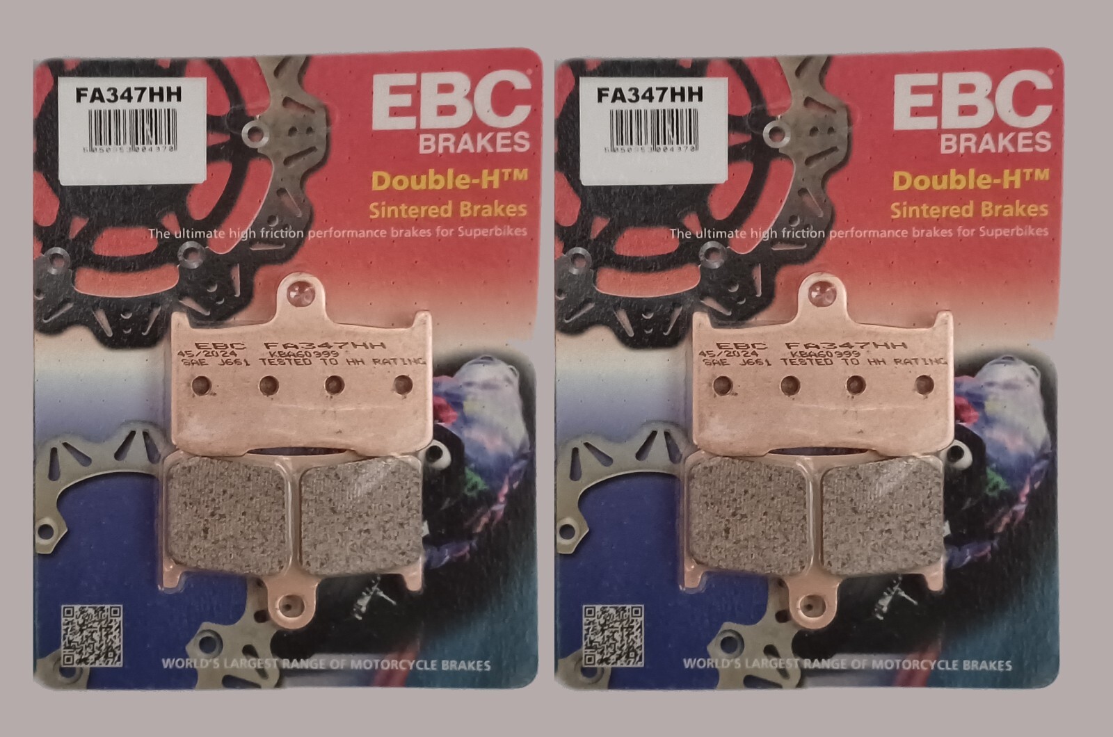 EBC Sintered FRONT Brake Pads For TRIUMPH TIGER 1050 / SE / SPORT (2007 to 2021)