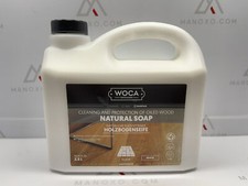 WOCA Natural Soap, Natural |2.5 L Concentrated Wood Cleaner White for pastel