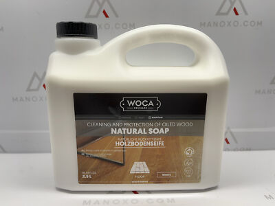 #ad WOCA Natural Soap Natural 2.5 L Concentrated Wood Cleaner White for pastel $39.26