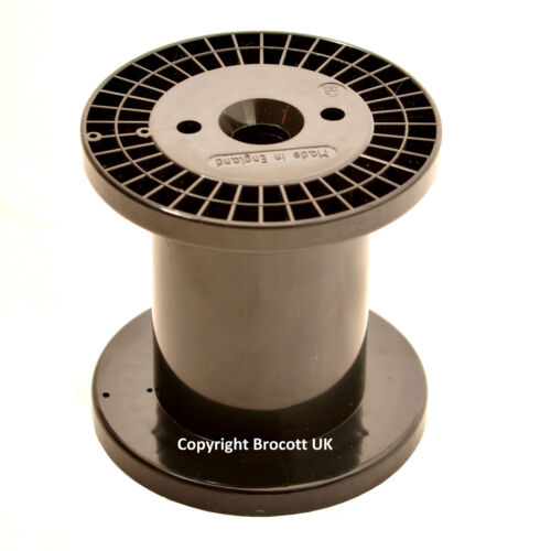 PLASTIC BOBBIN PLASTIC REEL ABS PLASTIC SPOOL - 125mm x 125mm - DIN125 PACK OF 8 - Picture 3 of 4
