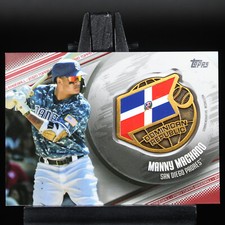 2020 Topps Global Game Medallion Red Manny Machado GGM-MM 08/10 Padres