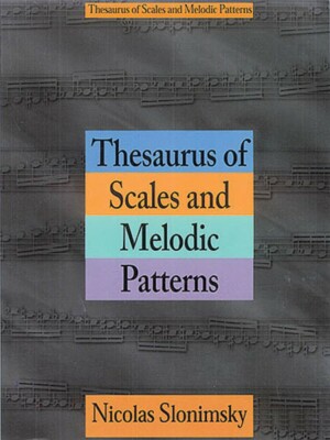 Thesaurus of Scales and Melodic Patterns - Omnibus Press Book NEW 014033441