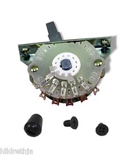 Switch 4 Way Oak Grigsby with Black knob Electroswitch 081364BK