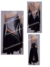 New ice figure skating dress Baton rotating dress custom size