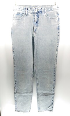 Guess W29 L31 blau Damen Denim Jeans Hose Gerades Bein Straight Leg High Rise