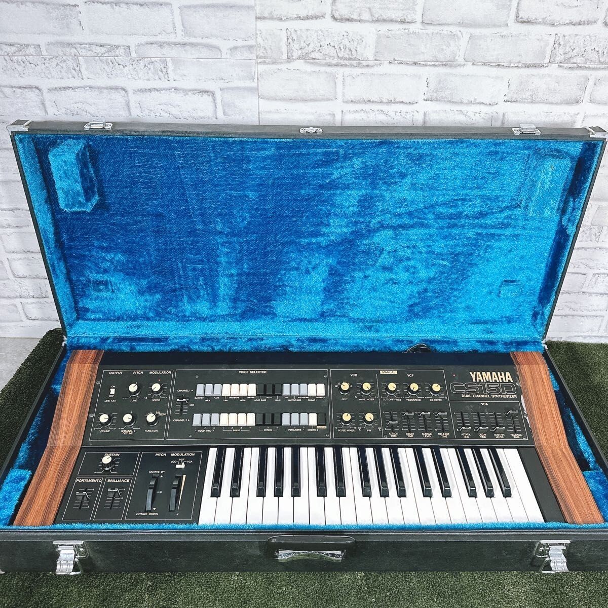 YAMAHA CS-15D dual channel synthesizer vintage rare w/hard
