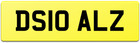 DS10 ALZ CHEAP AL CAR REG NUMBER PLATE ALL FEES PAID ALS ALY ALAN ALN ALEX ALED