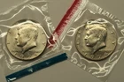 1974 P & D Uncirculated Kennedy Half Dollars in Mint Cello, Free Shipping