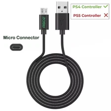 Durable Micro USB Cable FAST Charger Cord for Sony Playstation 4 PS4 Controller