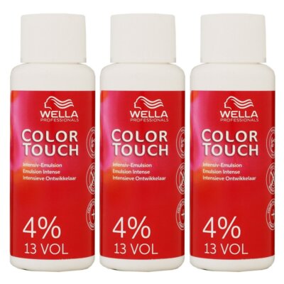 Wella Color Touch intensiv Emulsion 4% 3 x 60 ml Entwickler Set
