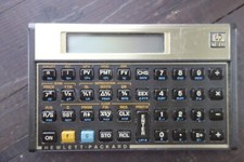 Vintage preowned HP 12C Financial Business Calculator W/ Slip Case