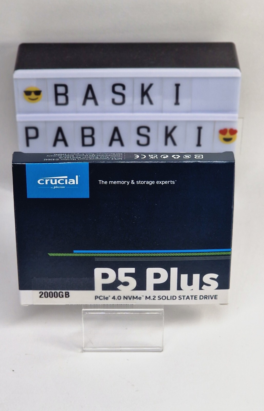 🏆Crucial P5 Plus 2TB PCIe Gen4 3D NAND NVMe M.2 Gaming SSD, up to 6600MB/s🏆