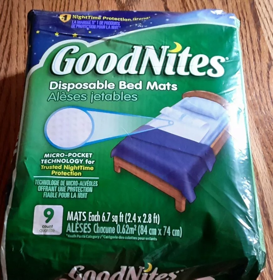 Goodnites Disposable Bed Mats 9ct 36000325195 eBay
