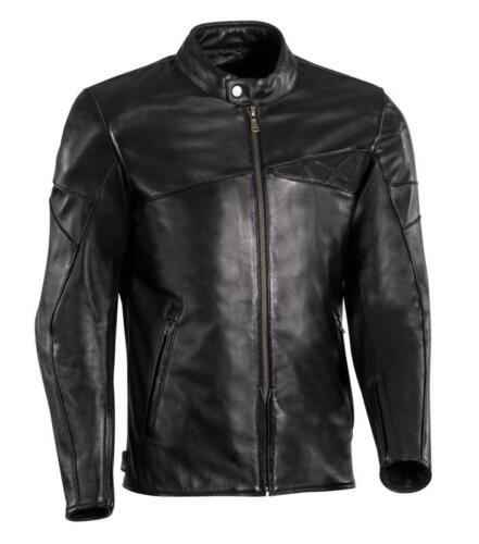 IXON Leather Heritage CRANKY Black/Brown Motorcycle Cruiser Thermal Liner Jacket - Bild 2 von 5