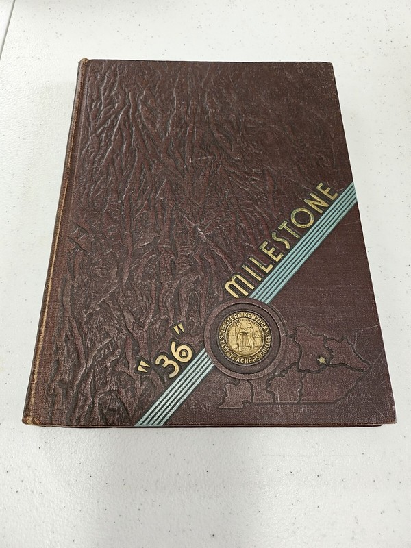Vintage The "36" Milestone  Eastern Kentucky State Teachers College Year Book
