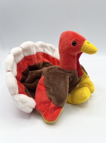 Vintage 1996 TY Beanie Baby - GOOBLES Turkey 8” NWT Mint Condition - Picture 2 of 10