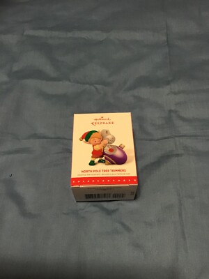 Hallmark 2015 North Pole Tree Trimmers Keepsake Ornament 3rd in Series - MIB