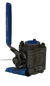 1" JAMESBURY 4MB3600XTB2 STAINLESS THREADED X SW BALL VALVE LOCKING HANDLE NEW