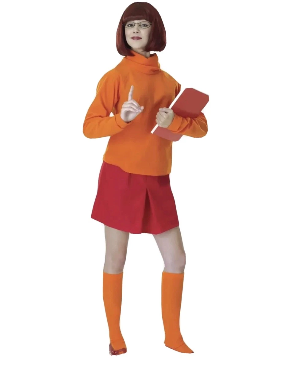 Scooby-Doo Velma Dinkley Cosplay Costume Halloween Children’s MEDIUM 8-10