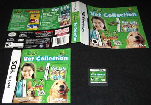 Animal Planet: Vet Collection (Nintendo DS, 2010) Complete w/o Case