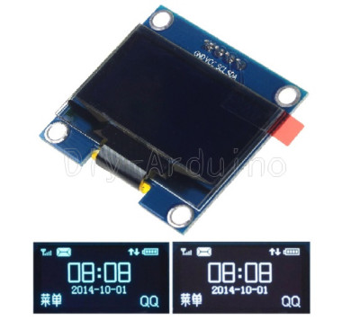 NEW 1.3'' OLED LCD Display Module White/Blue IIC I2C Interface 3.3-5V For Arduino
