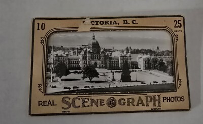 Vintage Real Scene Graph 10 Photos Victoria, B.C. Original