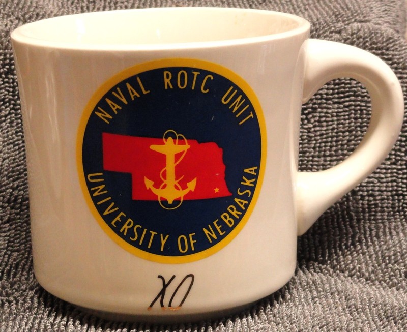 VTG Naval ROTC Unit University of Nebraska XO's Coffee Cup Military Supply Co.