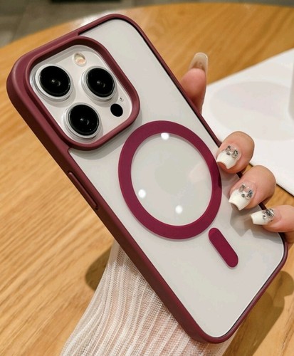 Clear Color Bumper MagSafe TPU Acrylic Case For iPhone 14 15 16 Pro Max - 第 11/11 張圖片
