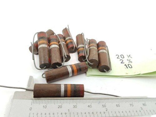 10 Pièces 5W Résistance À Film De Carbone 5% 6R8 68R 680R 6K8