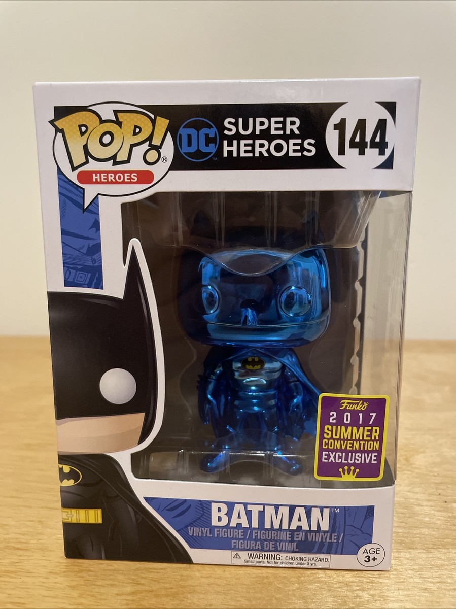 Funko Pop! Heroes DC Super Heroes Batman (Blue Chrome) [Summer