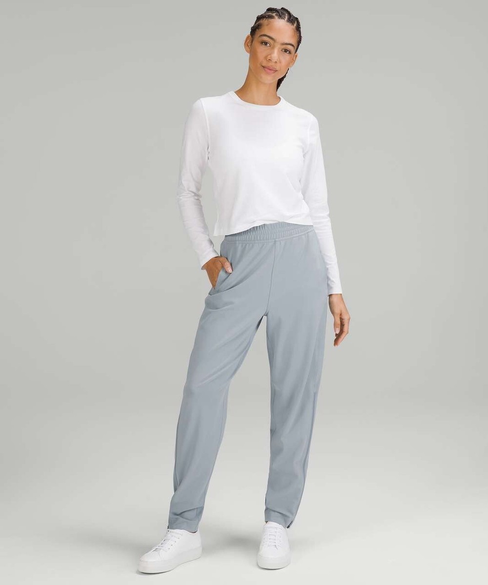 Lululemon グレー ランニングパンツ L Lululemon Everlux HR Zip-Leg Track Pants Sz: 10 | eBay