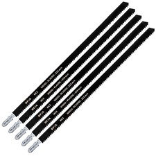 5x Stichs&auml;gebl&auml;tter Stichs&auml;geblatt lang HCS Stichs&auml;ge Holz PVC S&auml;gebl&auml;tter 250mm