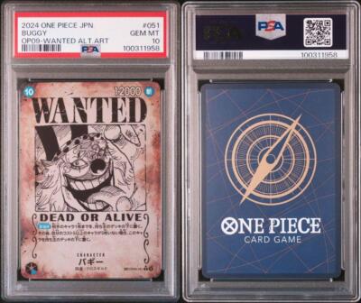 PSA 10 Wanted Complete set 4 One Piece Emperors In The New World