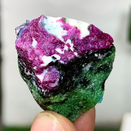 21G Natural green Ruby zoisite (anylite) crystal sample Healing - Picture 14 of 22