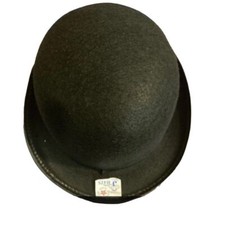 Vintage Style C Derby Hat Classic Bowler Formal Headwear Black